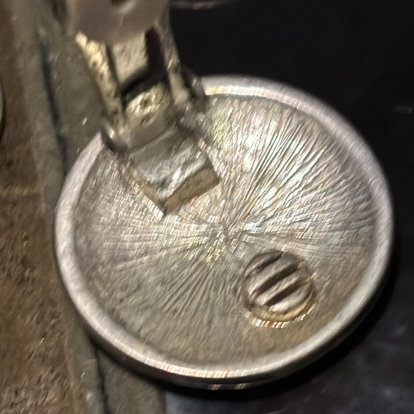 80's Modernist ENAMEL EARRINGS, Vintage - Picture 6 of 6